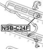 FEBEST NSB-C24F Stabiliser Mounting